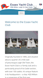 Mobile Screenshot of essexyachtclub.co.uk
